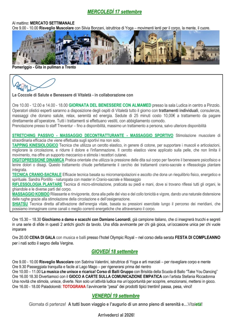 Vitaletà programma edizione 2025 pagina 3